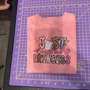 Pink 'Just Call Me Princess' Kids Shirt